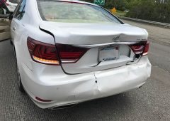 2017 lexus ls460 accident in boston