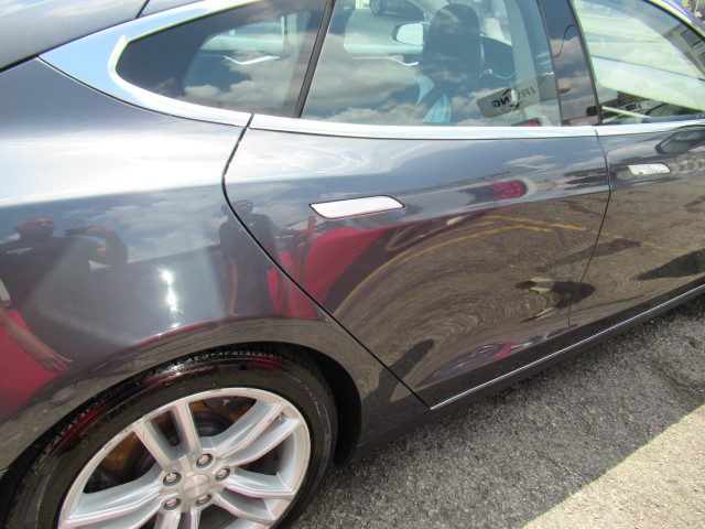 2015 Tesla 75 auto body damage repairs completed