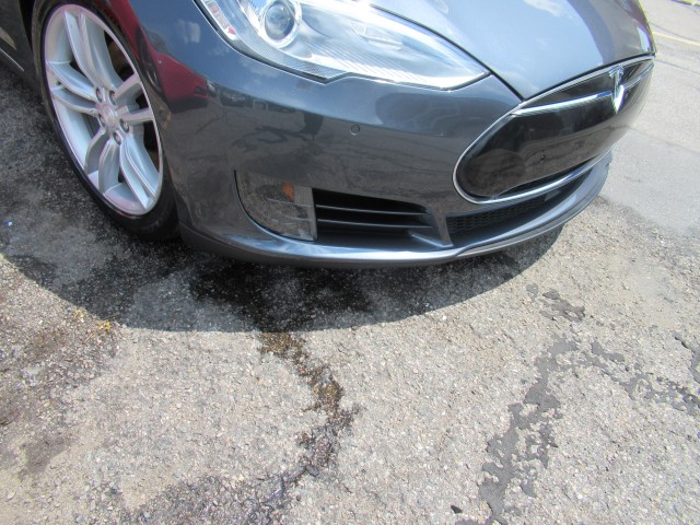 2015 Tesla 75 bumper damage repair complete