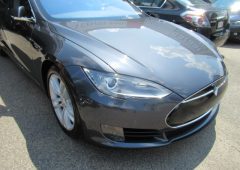 2015 Tesla 75 auto body repair completed