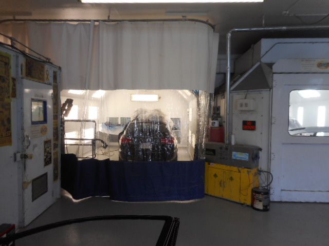 automotive painting spray booth